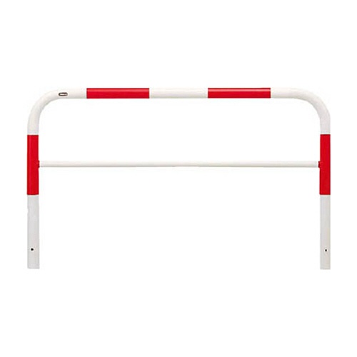 サンポール　アーチ　車止め　固定式（スチール）　赤白　ＦＡＨ－７Ｕ１５－６５０（ＲＷ）　１本1