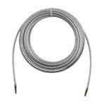 ＴＲＵＳＣＯ　手動ウインチ用ワイヤー　φ８×１０ｍ用（切りっ放し）　ＷＷ８－１０　１本