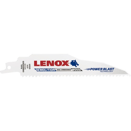 レノックス　解体用セーバーソーブレード　６０６６Ｒ　１５０ｍｍ×６山　２０５１２６０６６Ｒ　１パック（２枚）1