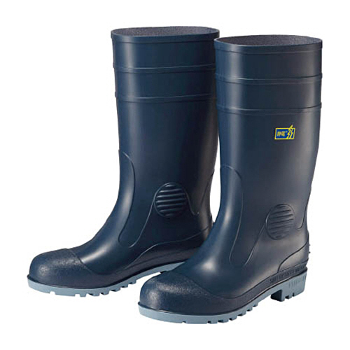 【クリックで詳細表示】ミドリ安全 耐油・耐薬品性・静電安全長靴 W1000静電 W1000S-BL-28.0 1足 W1000S-BL-28.0