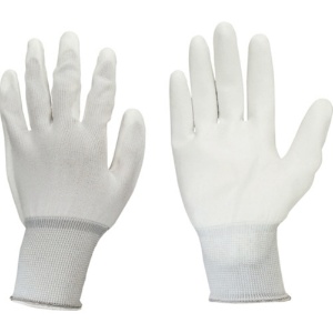 丸和ケミカル　シリコン背抜き手袋　シリコンコート　Ｌサイズ　白／グレー　４６５０－Ｌ　１組（１０双）1