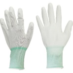 丸和ケミカル　シリコン背抜き手袋　シリコンコート　Ｍサイズ　白／グリーン　４６５０－Ｍ　１組（１０双）