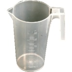 ユラボジャパン レオナ 積み重ねビーカー 1242-05 3000ml 170×120×245mm 4206-2183 1個