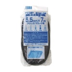 ダイオ化成　網押えゴム７ｍ巻　太さ５．５ｍｍ　ブロンズ／ブラック　２１２３１１　１個