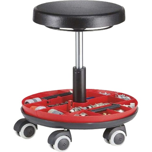 カイザークラフト　工具トレイ付作業チェア　７６０２６７　１脚1