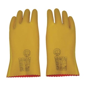 ヨツギ　低圧二層手袋　小　交流６００Ｖ以下用　ＹＳ－１０２－１２－０１　１双