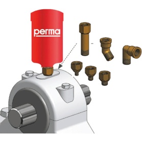 パーマテック　パーマＮＯＶＡ　温度センサー付自動給油器　ＰＮ－ＳＦ０１－１２５　ＮＯ１０１４７６　１個