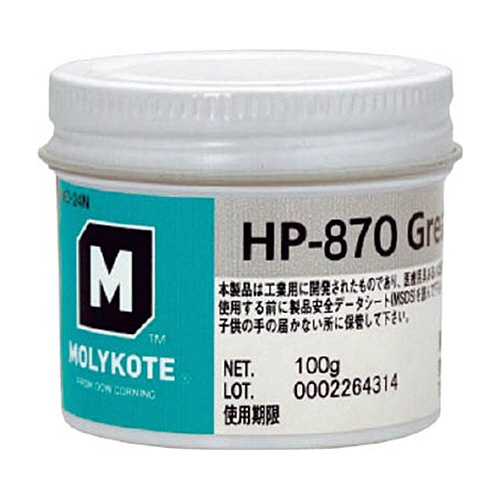 デュポン・東レ・スペシャルティマテリアル　フッソ・超高性能（防錆剤入り）　ＨＰ－８７０グリース　１００ｇ　ＨＰ－８７０－０１　１個1