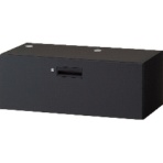 TRUSCO 壁面書庫 Calmatio ラテラルキャビネット 下置き用 幅900×奥行450×高さ340mm サテンブラック TCLA-BK-04 1台
