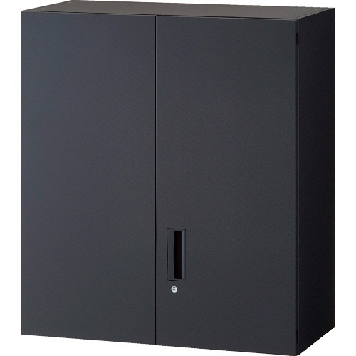 ＴＲＵＳＣＯ　壁面書庫　Ｃａｌｍａｔｉｏ　両開き型　上置き専用　幅９００×奥行４５０×高さ１０３０ｍｍ　サテンブラック　ＴＣＬＨ－ＢＫ－１０　１台1