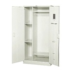 TRUSCO 両開多人数用ロッカー 880×515×H1790mm 鍵付 DNL603W 1台