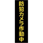 ＴＲＵＳＣＯ　マグネット構内標識　防犯カメラ作動中　タテ３６０×ヨコ１２０ｍｍ　ＴＭＳＢＳＴ－３６１２　１枚