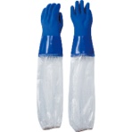 ＴＲＵＳＣＯ　腕カバー付耐油防寒手袋　Ｌ　ブルー　ＴＯＲＧＣ－Ｌ　１双