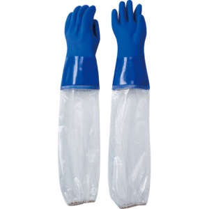 ＴＲＵＳＣＯ　腕カバー付耐油防寒手袋　Ｌ　ブルー　ＴＯＲＧＣ－Ｌ　１双1
