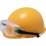 ミドリ安全　ゴーグル型　保護メガネ　ヘルメット取付式　ＶＧ－５０２Ｆ－ＳＰＧ　１個