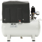 アネスト岩田　オイルフリーコンプレッサ　０．２ＫＷ　単相１００Ｖ　ＴＷＰ０２－８Ｃ　１台