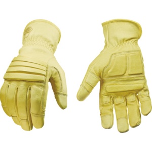 ヤングスタン　革手袋　ナックルバスター　アンチバイブ　Ｓ　黄　１１－３２１０－１０－Ｓ　１双1