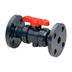 旭有機材工業　アサヒＡＶ　２１α型ボールバルブ　ＰＶＣ／ＥＰＤＭ　１０Ｋ５０　ＶＡＢＵＥＦ１０５０　１個