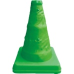 ミズケイ　伸縮式三角コーン　グリーン　幅１３０×高さ２００ｍｍ　８２０１０３８　１個