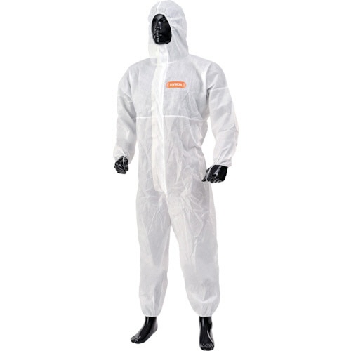東レ　ＬＩＶＭＯＡ２０００　化学防護服高通気タイプ　オールホワイト　２２０－０３１７２Ｌ　１着1