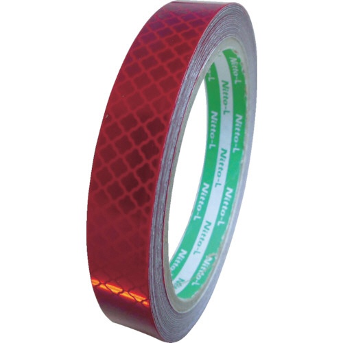 日東エルマテリアル　高輝度プリズム反射テープ　１５ｍｍ×５ｍ　レッド　ＨＴＰ－１５Ｒ　１巻1