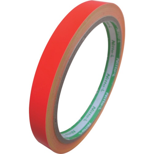 日東エルマテリアル　蛍光テープ　１０ｍｍ×５ｍ　レッド　ＬＫ－１０Ｒ　１巻1