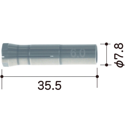 永興電機工業　Ｅ－ＦＯＲＣＥ　コレットチャック（Φ６．０ｍｍ）　ロータリー　Φ６タイプ専用　ＤＣＢ６０　１個1