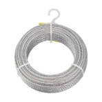 ＴＲＵＳＣＯ　メッキ付ワイヤロープ　Φ２ｍｍ×３０ｍ　ＣＷＭ－２Ｓ３０　１本