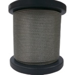 大阪コートロープ　Ｏ．Ｃ．Ｒ　ＳＵＳワイヤロープ１．５０ｍｍ　７×７　５０ｍ巻コート無　ＳＢ－１５０－５０Ｍ　１巻