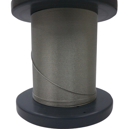 大阪コートロープ　Ｏ．Ｃ．Ｒ　ＳＵＳワイヤロープ０．６３ｍｍ　７×７　５０ｍ巻コート無　ＳＢ－０６３－５０Ｍ　１巻1