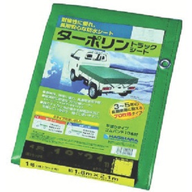 萩原工業　ターポリン　トラックシート　グリーン　２号　小型トラック　２．３×３．５ｍ　ＴＰ２　１枚
