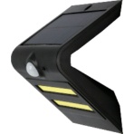 星光商事　ＬＥＤソーラーウォールライト　三角型　ブラック　ＳＫ－ＳＷＬＴ２００ＢＫ　１個