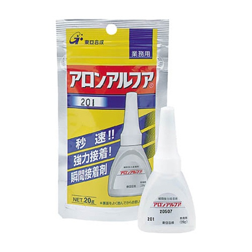 東亞合成　アロンアルフア　２０１　アルミ袋　２０ｇ　ＡＡ－２０１－２０ＡＬ　１個1