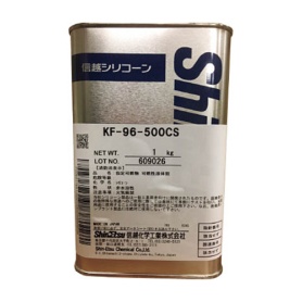 信越化学工業　シリコーンオイル　一般用　５００ＣＳ　１ｋｇ　ＫＦ９６－５００ＣＳ－１　１缶