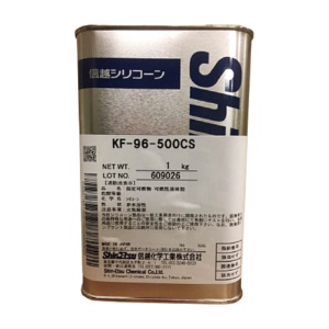 信越化学工業　シリコーンオイル　一般用　５００ＣＳ　１ｋｇ　ＫＦ９６－５００ＣＳ－１　１缶1