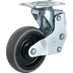 ハンマーキャスター クッション プレート式 エラストマー車B入 75mm 940BBL-1LZ75 1個
