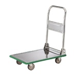 TRUSCO オールSUS製運搬車 折りたたみ式 740×480 省音ウレタン車 SUS-101NU 1台