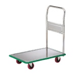 TRUSCO オールSUS製運搬車 固定式 740×480 省音ウレタン車 SUS-108NU 1台