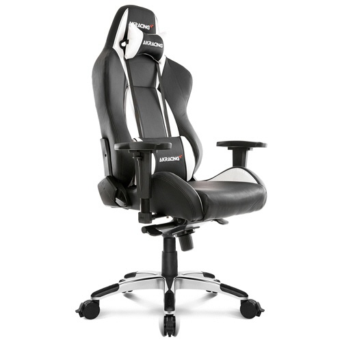 ＡＫレーシング　Ｐｒｅｍｉｕｍ　オフィスチェア　シルバー　ＡＫＲ－ＰＲＥＭＩＵＭ／ＬＯＷ－ＳＩＬＶＥＲ　１脚1