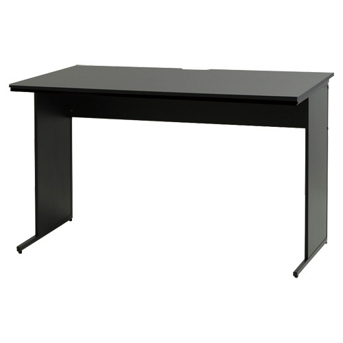 ネットフォース　ワークデスク　木製　平机　幅１２００×奥行６００×高さ７００ｍｍ　ブラック　ＷＤＨ－１２６０－ＴＷ－ＢＫ　１台1