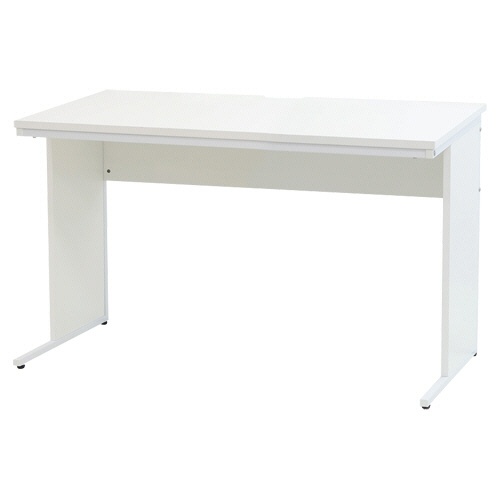 ネットフォース　ワークデスク　木製　平机　幅１２００×奥行７００×高さ７００ｍｍ　ホワイト　ＷＤＨ－１２７０－ＴＷ－ＷＨ　１台1