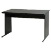 ネットフォース ワークデスク 木製 平机 幅1200×奥行700×高さ700mm ブラック WDH-1270-TW-BK 1台