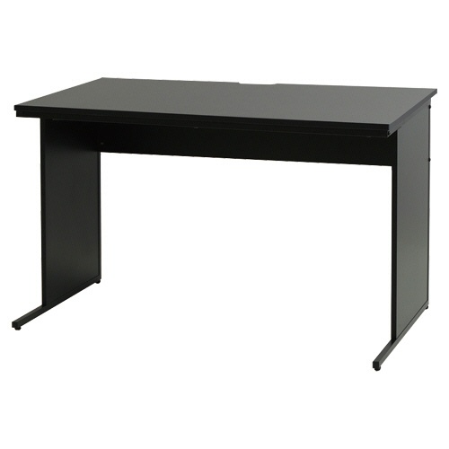 ネットフォース　ワークデスク　木製　平机　幅１２００×奥行７００×高さ７００ｍｍ　ブラック　ＷＤＨ－１２７０－ＴＷ－ＢＫ　１台1