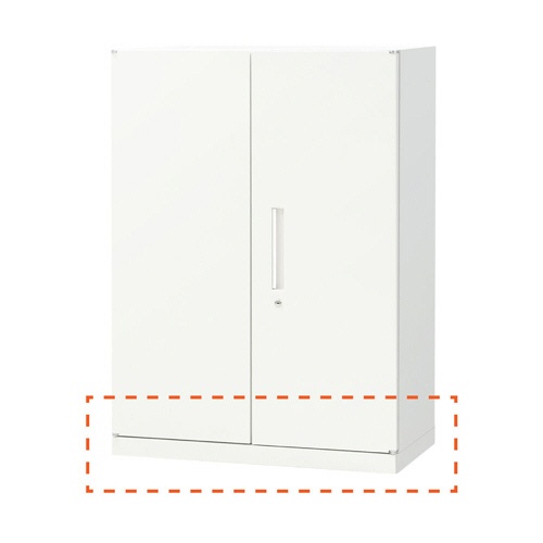 ネットフォース　イーセンブリー　システム収納庫シリーズ専用　ベース（アジャスター付き）　ホワイト　ＥＡ－８０４０－Ｂ－ＴＷ－ＷＨ　１台6