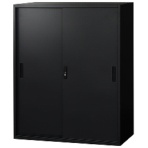 ネットフォース　イーセンブリー　８８４０書庫　引戸書庫　シリンダー錠　３段　幅８８０×奥行４００×高さ１１１０ｍｍ　ＥＡ－８８４０Ｈ－３Ｈ－ＴＷ