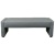 ネットフォース　ＣＡＬＭ（カルム）　デザインベンチ　幅１２７０×奥行５００×高さ４２０ｍｍ　グレー　ＣＡＬＭ－１２７ＫＤ－２－ＴＷ－ＧＹ　１台