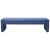 ネットフォース　ＣＡＬＭ（カルム）　デザインベンチ　幅１５００×奥行５００×高さ４２０ｍｍ　ブルー　ＣＡＬＭ－１５０ＫＤ－２－ＴＷ－ＢＬ　１台