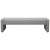ネットフォース　ＣＡＬＭ（カルム）　デザインベンチ　幅１５００×奥行５００×高さ４２０ｍｍ　グレー　ＣＡＬＭ－１５０ＫＤ－２－ＴＷ－ＧＹ　１台