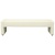ネットフォース　ＣＡＬＭ（カルム）　デザインベンチ　幅１５００×奥行５００×高さ４２０ｍｍ　アイボリー　ＣＡＬＭ－１５０ＫＤ－２－ＴＷ－ＩＶ　１台