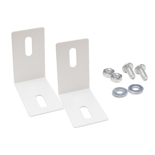 ネットフォース　ＦＡＣＩＬＥ（ファシル）　システム収納庫用　壁固定金具　ホワイト　ＦＨ－Ｌ－ＴＷ－ＷＨ　１パック（２個）1